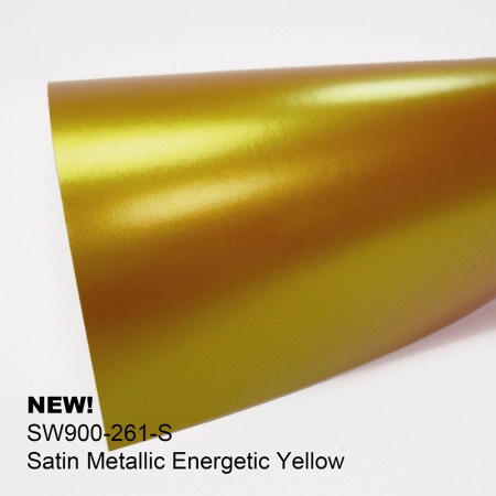 Avery Satin Metallic-Energetic Yellow鎏金暖黃