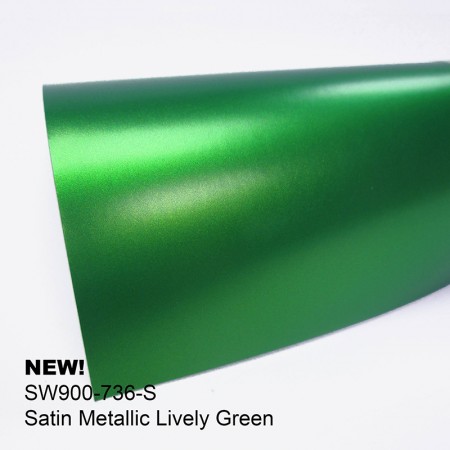 Avery Satin Metallic-Lively Green活力綠